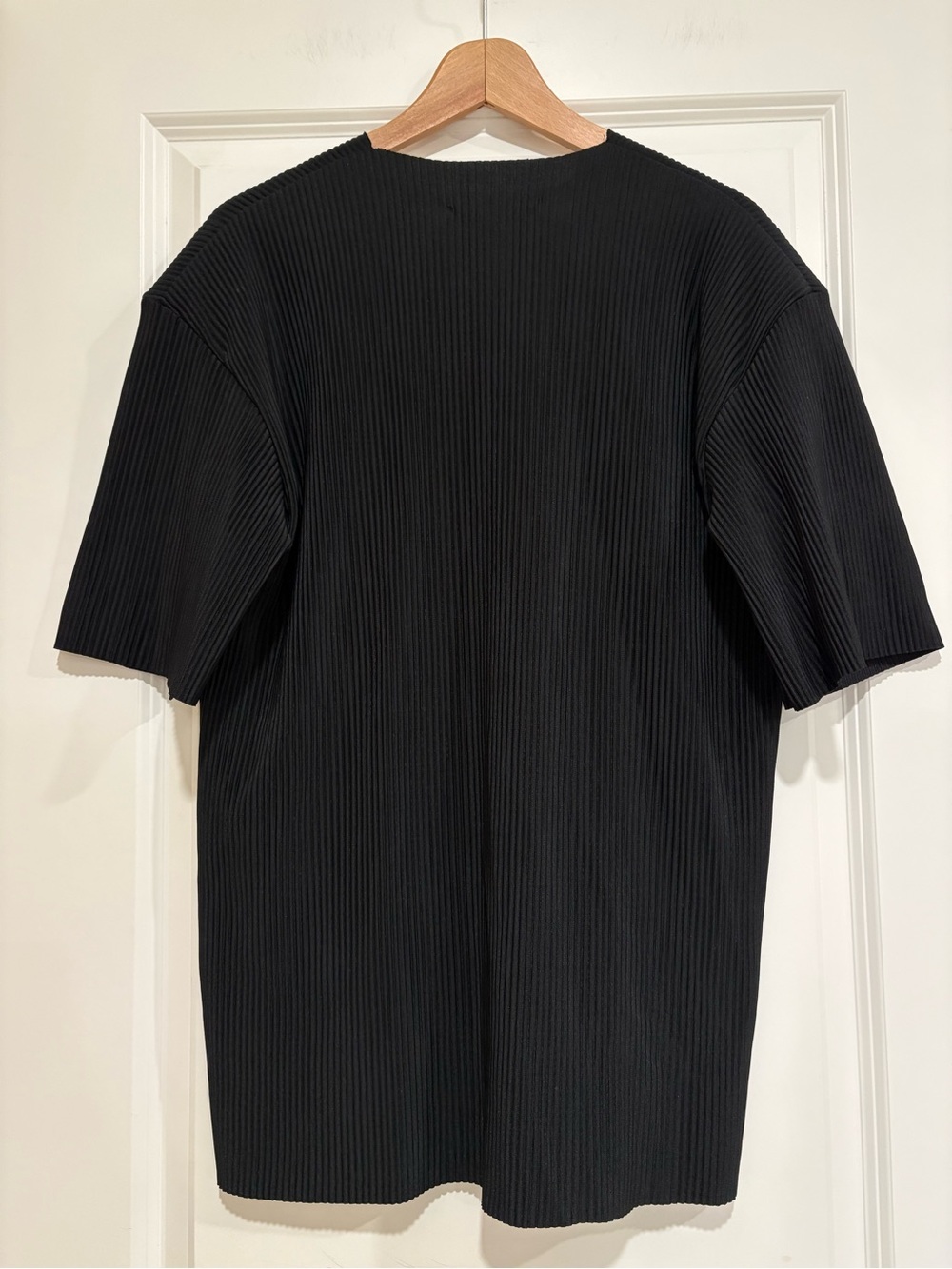 NWT Zara Black Ribbed Pleated Top Chest Pocket Size S - Picture 5 of 9